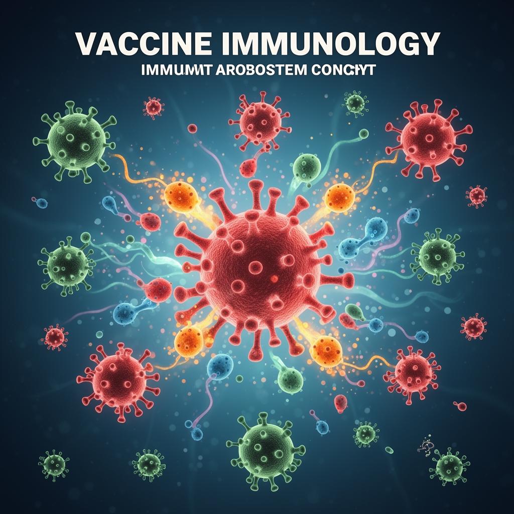 Health science illustrations featuring medical research and immunity ...